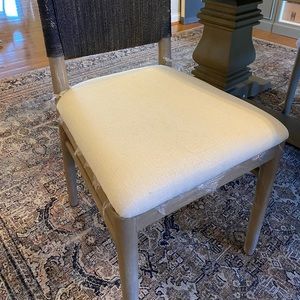 Four Ballard Blakely dining chairs. NWT.